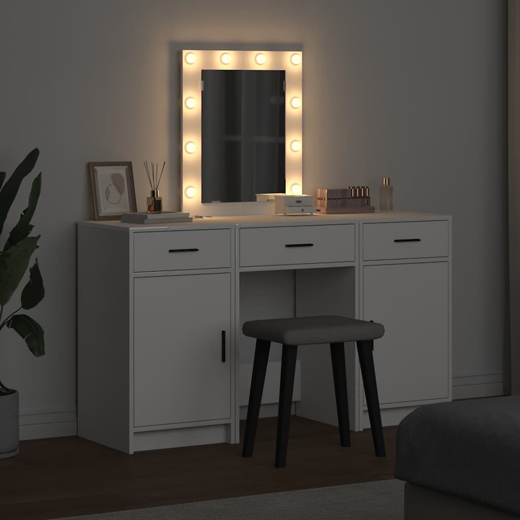Dressing Table With Door 50 X 41 X 135 Cm Engineered Wood